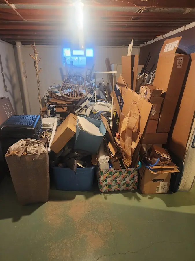 Roll-off dumpster container at job site for Construction Dumpster Rental in La Verkin